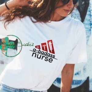 White Tshirt For the Nurse or Dental Assistant